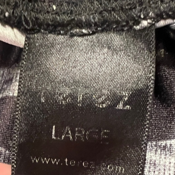 TEREZ Women’s Gray Camo Print Active Leggings Size L - Picture 3 of 5